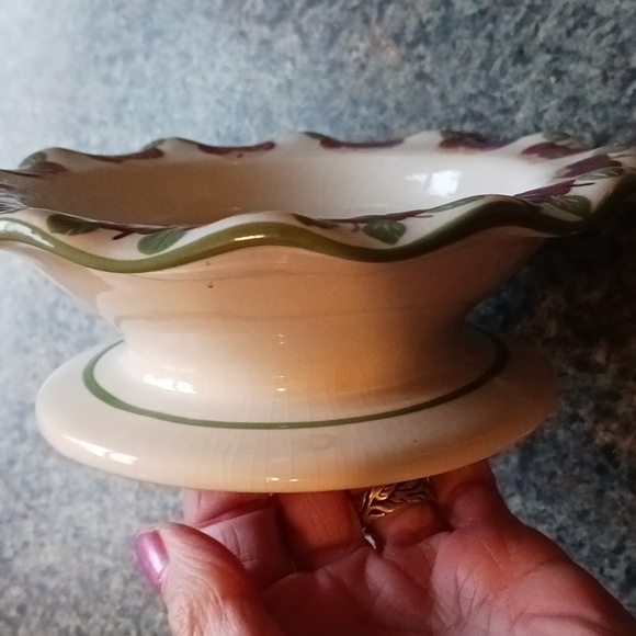 Large Candle Holder Apples and Leaves - Picture 5 of 5